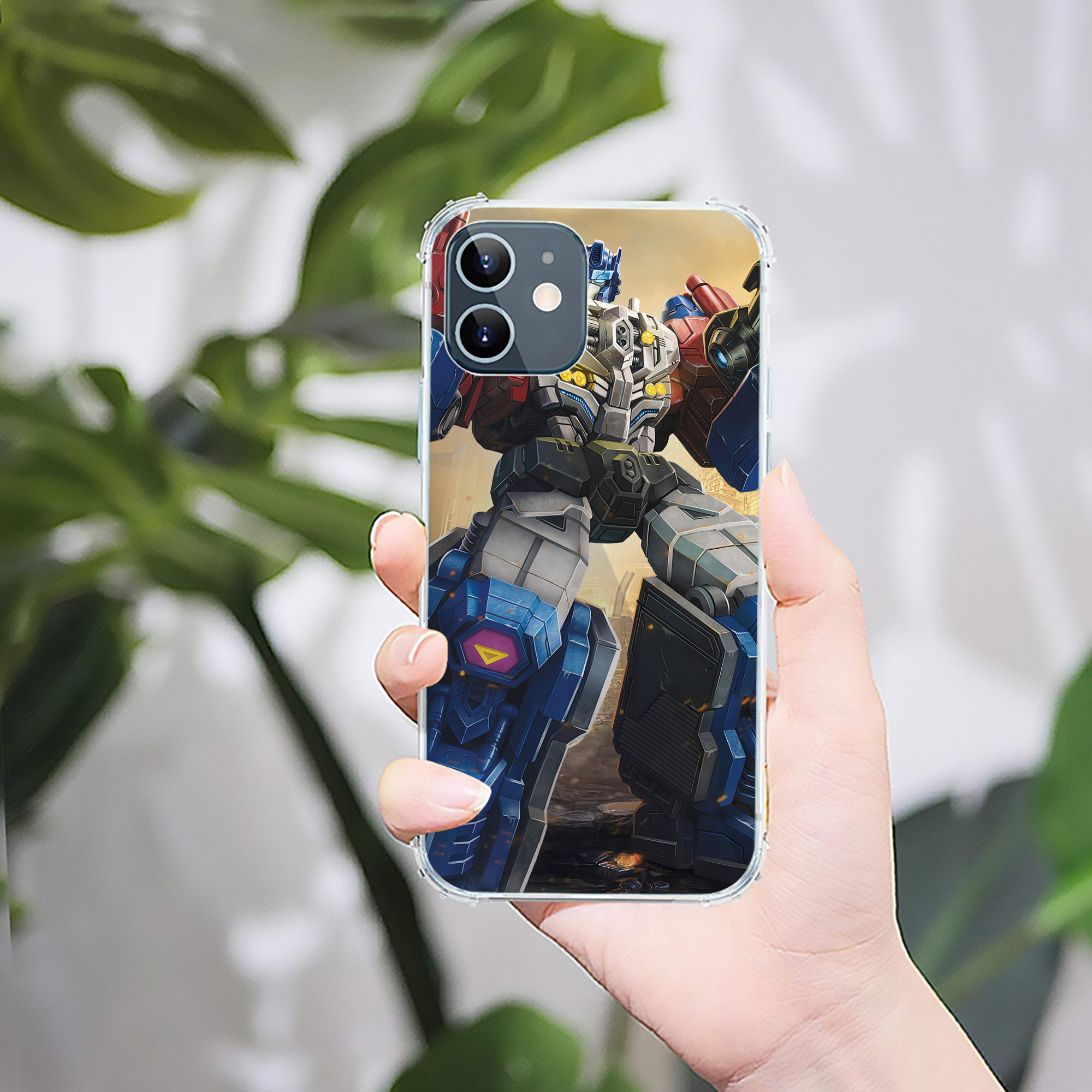 （画像用） Transformers トランスフォーマー 【iPhone 12シリーズ対応】透明スマホケース（クリアソフトケース）
